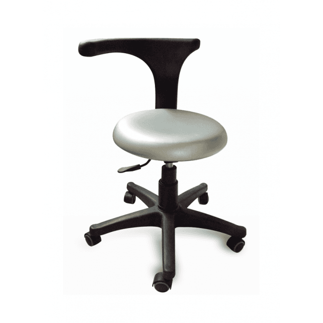 Стул ассистента AJ01 винил PU4 синий (Ajax, Китай)